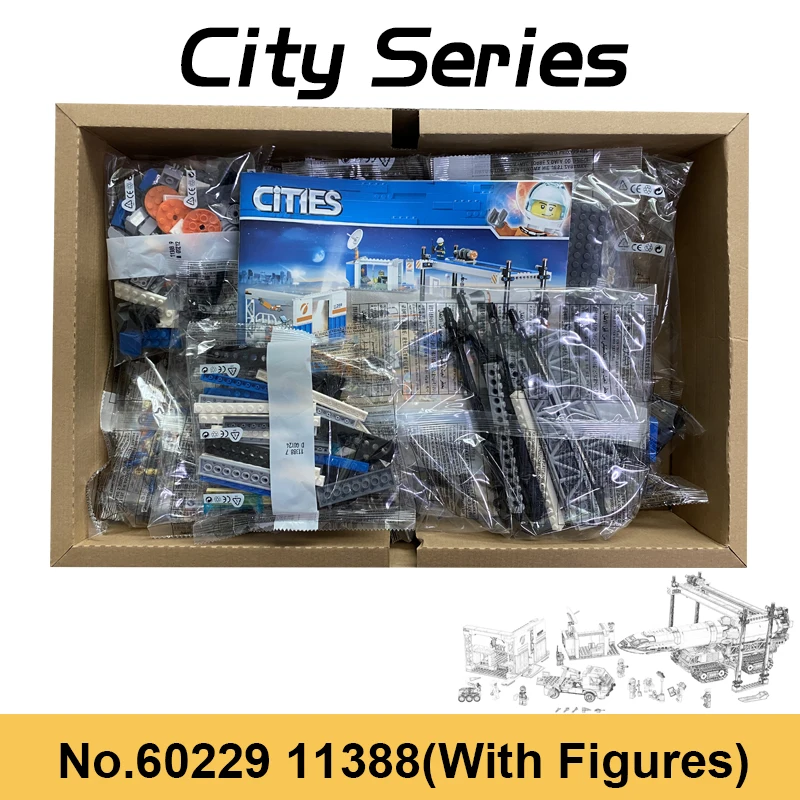 1097pcs Space City Rocket Assembly Transport Base Launcher Compatible with 60229 Building Blocks Bricks Toys for Children Gifts
1097pcs Space City Rocket Assembly Transport Base Launcher Compatible with 60229 Building Blocks Bricks Toys for Children Gifts