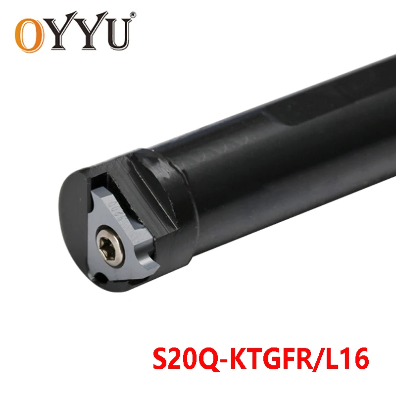 Внутренний токарный станок OYYU держатель инструмента для резки, S20Q-KTGFR16, S20Q-KTGFL16, 20 мм, KTGFR, режущий хвостовик 
Внутренний токарный станок OYYU держатель инструмента для резки, S20Q-KTGFR16, S20Q-KTGFL16, 20 мм, KTGFR, режущий хвостовик