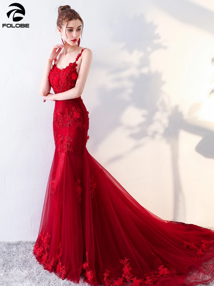 Gorgeous Burgundy Prom Dresses Appliques Beaded Sexy Backless Mermaid Sweetheart Spaghetti Straps With Train Long Evening Gowns
Gorgeous Burgundy Prom Dresses Appliques Beaded Sexy Backless Mermaid Sweetheart Spaghetti Straps With Train Long Evening Gowns