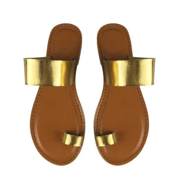 HOT 2020 summer new all-match toe flat sandals women fashion outer wear metallic casual flat heel slippers beach sandals
HOT 2020 summer new all-match toe flat sandals women fashion outer wear metallic casual flat heel slippers beach sandals