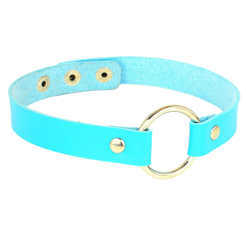 New Fashion Women Men Cool Punk Goth Black Round-Shape Leather Collar Choker Necklace Jewelry Accessories
New Fashion Women Men Cool Punk Goth Black Round-Shape Leather Collar Choker Necklace Jewelry Accessories