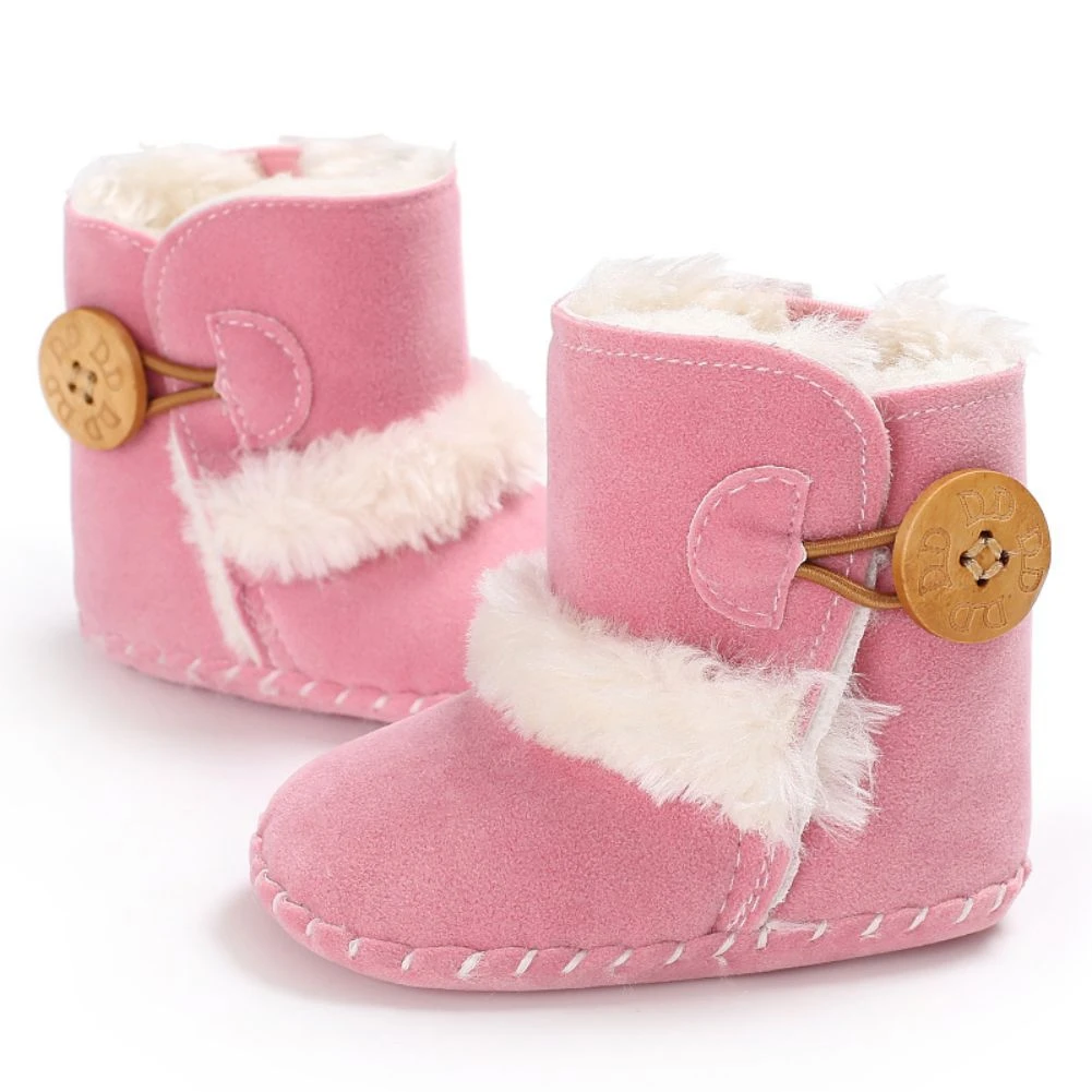 Weixinbuy Winter Infant Soft Sole Buttons First Walker Toddler Plush Lined Fleece Shoes Newborn Baby Boy Girl Snow Boots 0-18M
Weixinbuy Winter Infant Soft Sole Buttons First Walker Toddler Plush Lined Fleece Shoes Newborn Baby Boy Girl Snow Boots 0-18M