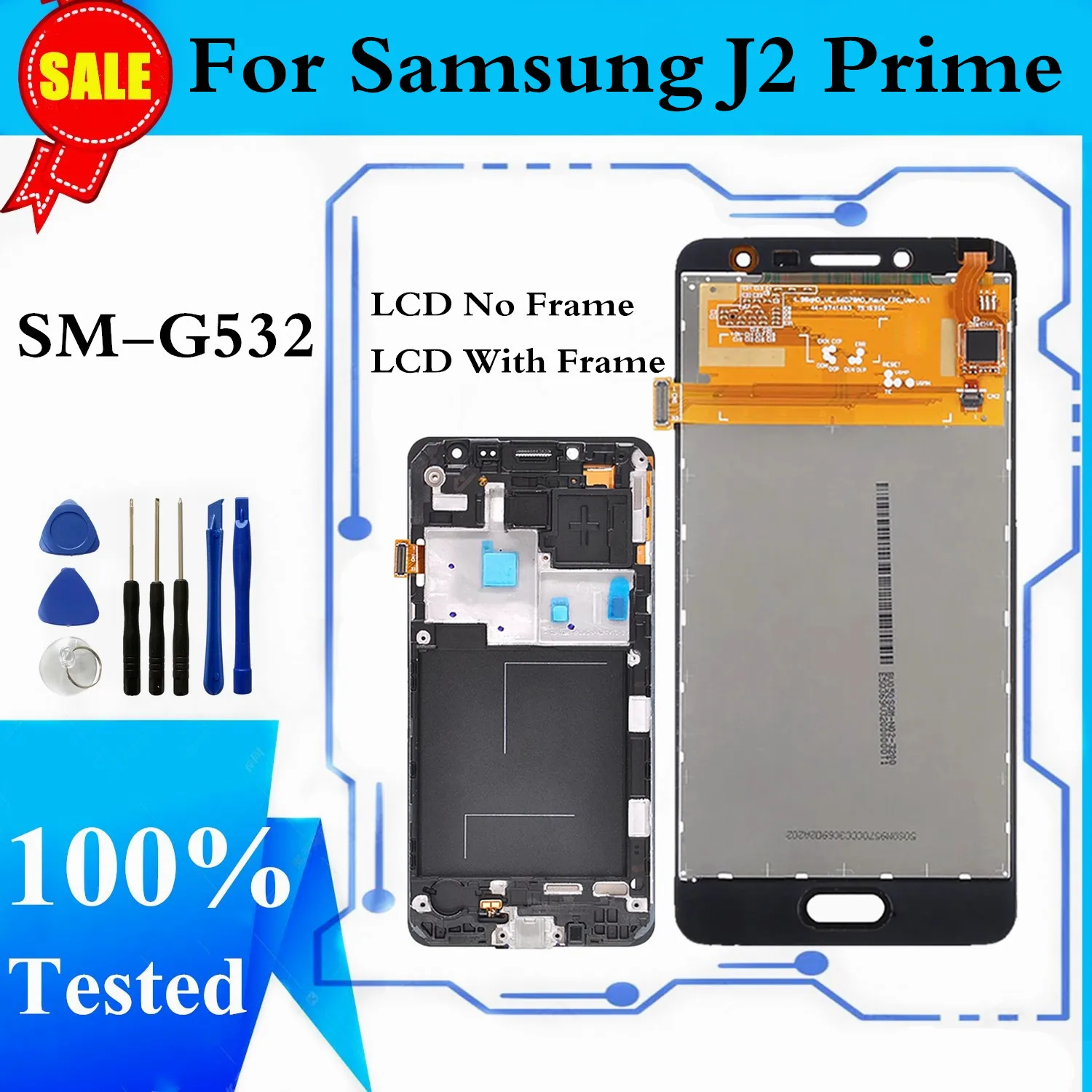 G532 Display For Samsung Galaxy J2 Prime LCD Touch Screen Digitizer Assembly G532F With Frame Replacement
G532 Display For Samsung Galaxy J2 Prime LCD Touch Screen Digitizer Assembly G532F With Frame Replacement