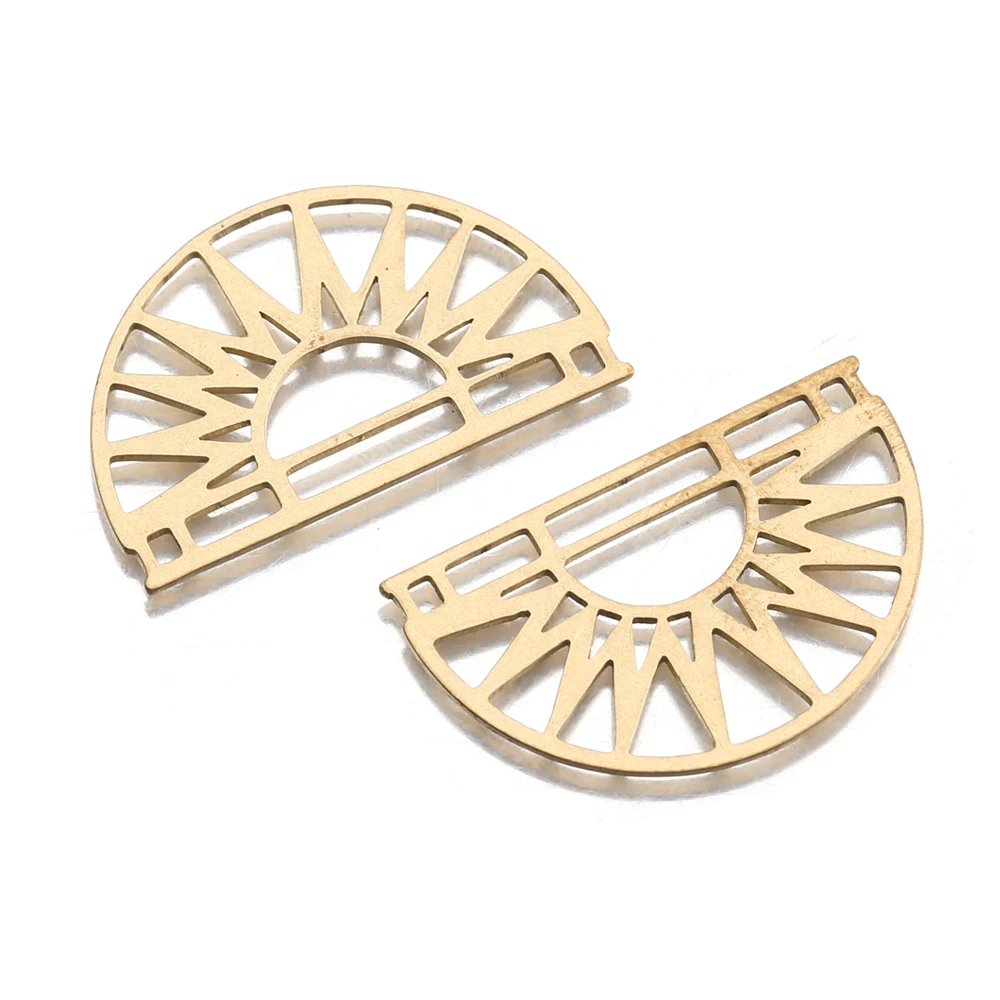 Pure Raw Brass Sun Charms Semi Circle Sun Pendant Half Round Jewelry Connectors Supplies For Diy Necklace Earrings Making
Pure Raw Brass Sun Charms Semi Circle Sun Pendant Half Round Jewelry Connectors Supplies For Diy Necklace Earrings Making