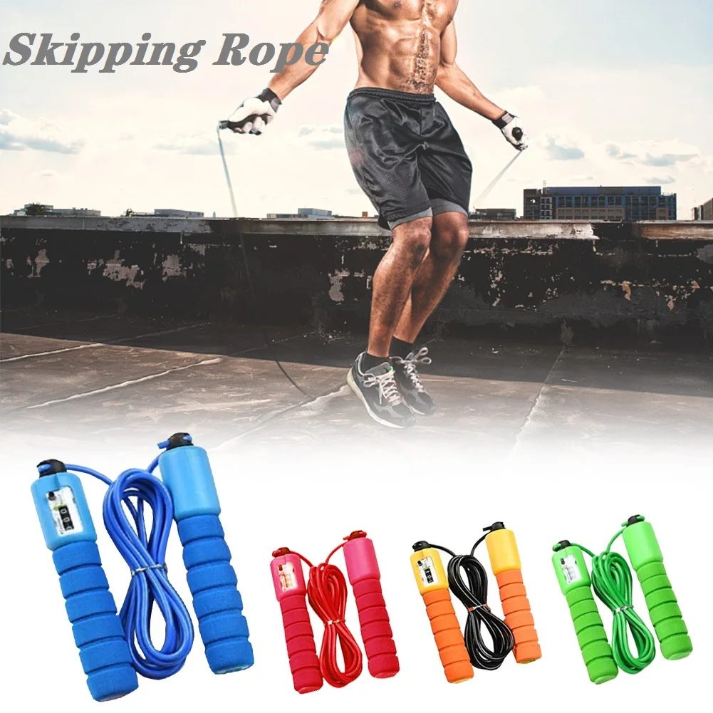 Jump Rope Adult Kids Fitness Skipping Rope Adjustable Speed Rope with Counter Foam Handle 2.7m Skipping Rope Workout Equipments
Jump Rope Adult Kids Fitness Skipping Rope Adjustable Speed Rope with Counter Foam Handle 2.7m Skipping Rope Workout Equipments