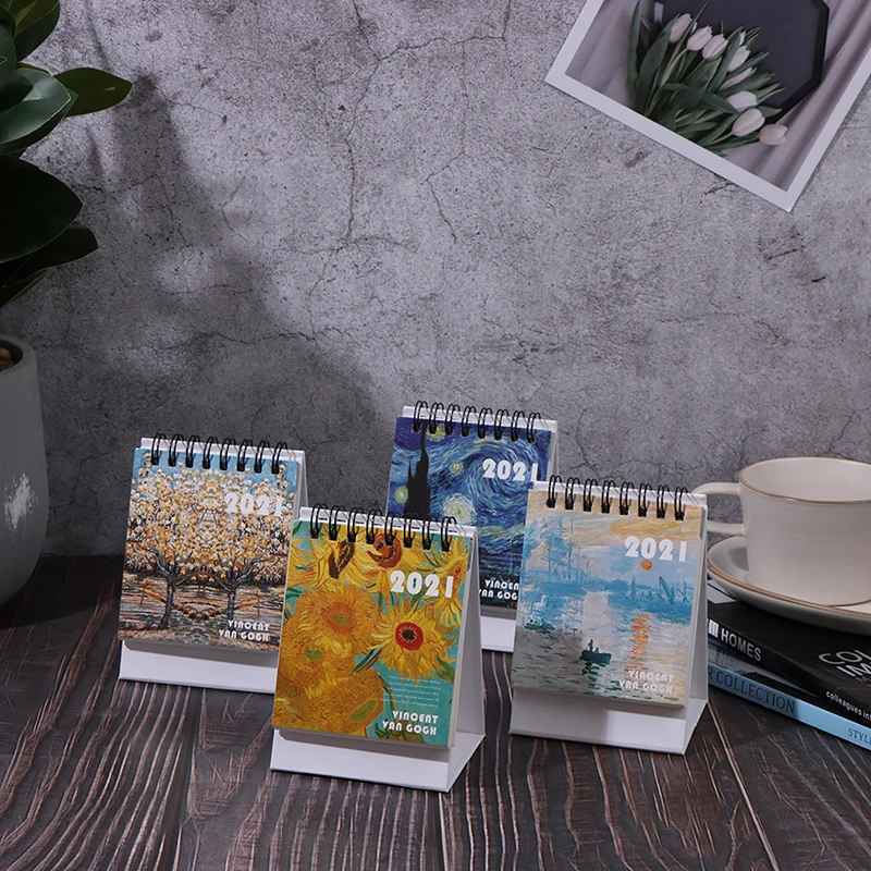 1pcs 2021 Mini Desk Calendar Retro Oil Painting Series Office Home Accessories Creative Coil Desktop Decoration Notes
1pcs 2021 Mini Desk Calendar Retro Oil Painting Series Office Home Accessories Creative Coil Desktop Decoration Notes