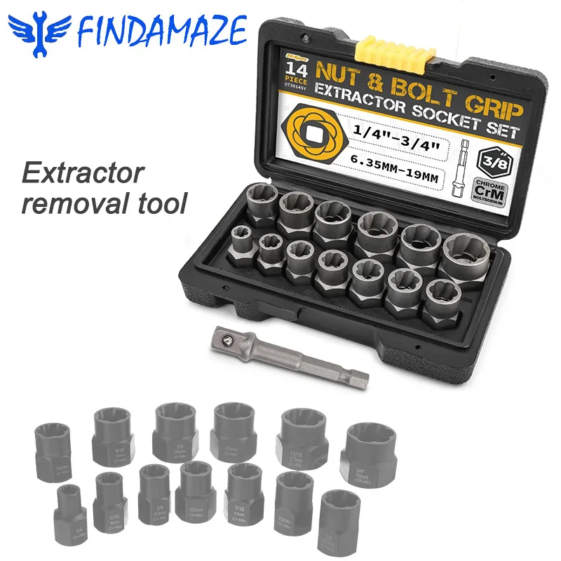 14 шт., инструменты для демонтажа болтов
14 шт., инструменты для демонтажа болтов