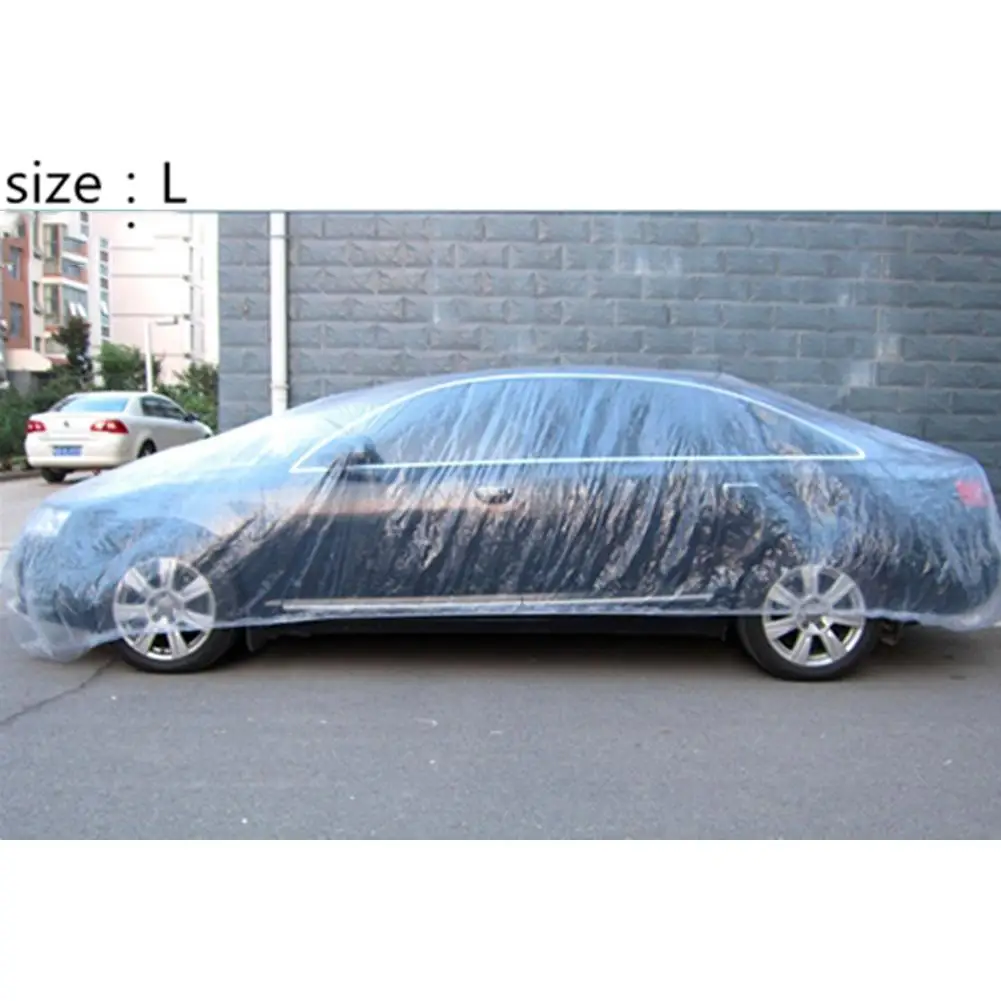 Protector Film Outdoor Clear Disposable Full Car Covers Rain fog Dust Resistant Garage Universal Auto Car Outdoor Covers
Protector Film Outdoor Clear Disposable Full Car Covers Rain fog Dust Resistant Garage Universal Auto Car Outdoor Covers