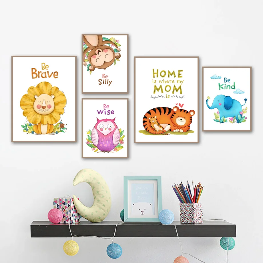 Cartoon Crocodile Giraffe Elephant Owl Lion Wall Art Canvas Painting Nordic Posters And Prints Wall Pictures Kids Room Decor
Cartoon Crocodile Giraffe Elephant Owl Lion Wall Art Canvas Painting Nordic Posters And Prints Wall Pictures Kids Room Decor