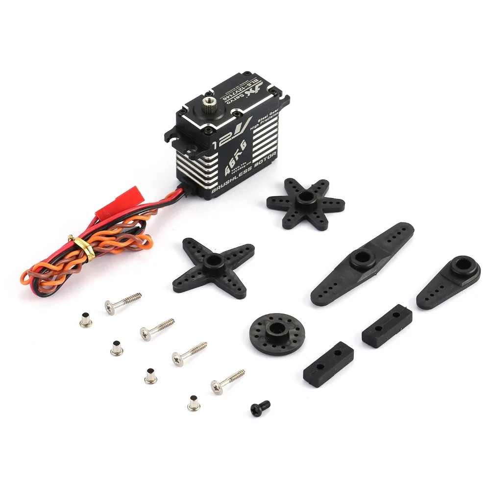 JX Servo BLS-12V7146 12V HV Steel Gear Full CNC Aluminium Shell Coreless Servo for helicopter waterproof
JX Servo BLS-12V7146 12V HV Steel Gear Full CNC Aluminium Shell Coreless Servo for helicopter waterproof