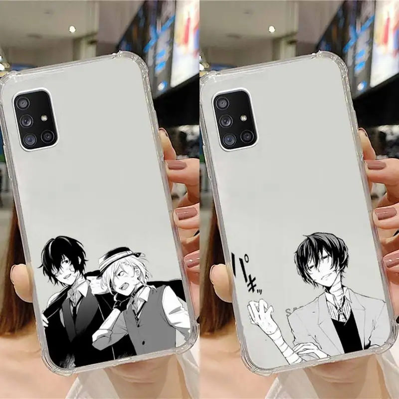 Bungou Stray Dogs anime Phone Case Transparent For Samsung Galaxy A S Note 9 10 51 50 71 70 80 20 21 30s ultra plus 
Bungou Stray Dogs anime Phone Case Transparent For Samsung Galaxy A S Note 9 10 51 50 71 70 80 20 21 30s ultra plus