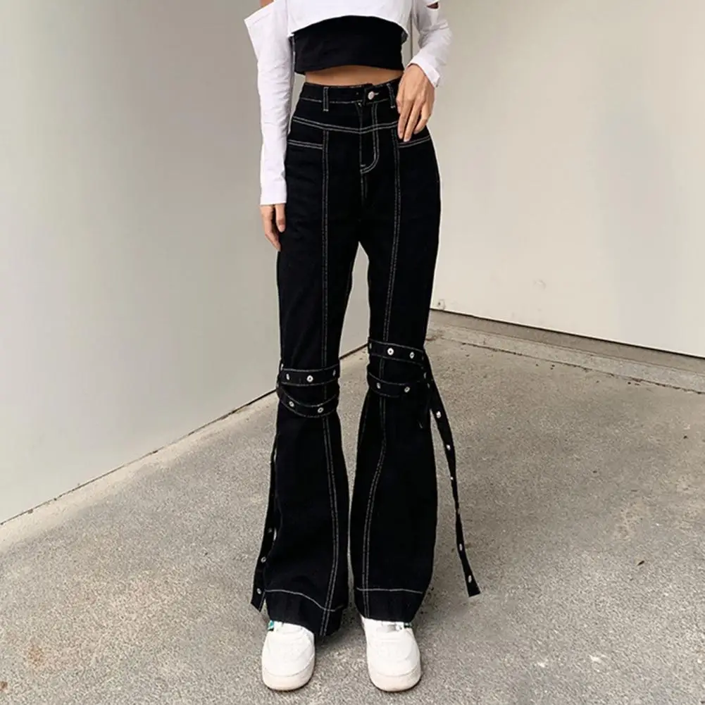 High Waisted Jeans Flared Jeans High Waist Long Pants Women Bandage Pockets Bell-bottom Trousers for Work Denim Jeans
High Waisted Jeans Flared Jeans High Waist Long Pants Women Bandage Pockets Bell-bottom Trousers for Work Denim Jeans