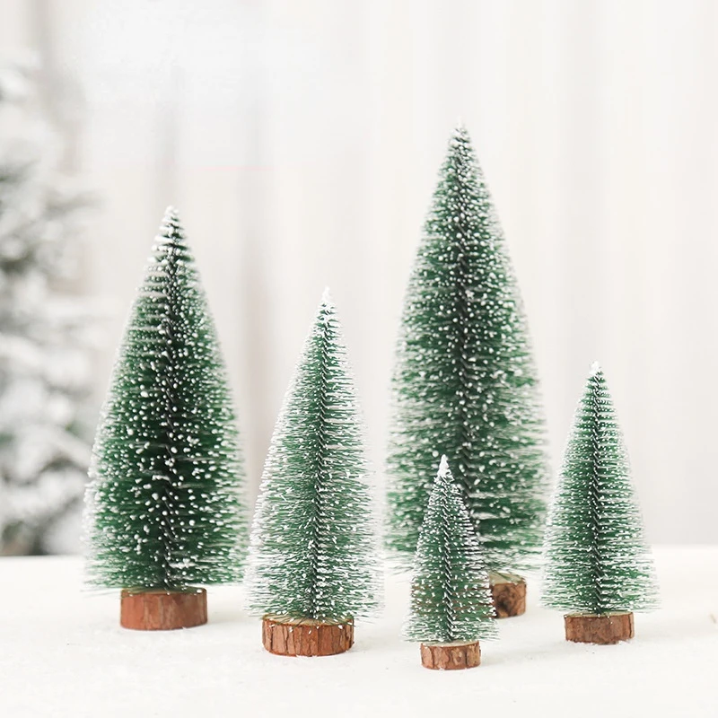 10-30cm Christmas Decorations Mini Christmas Tree Ornaments Stained Snow Desktop Snowflake Pine Needle Tree Scene Atmosphere 
10-30cm Christmas Decorations Mini Christmas Tree Ornaments Stained Snow Desktop Snowflake Pine Needle Tree Scene Atmosphere
