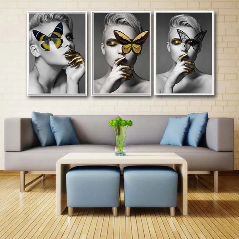1Pcs Nordic Canvas Painting Wall Poster Beauty Portrait Wall Art Canvas Pictures Wall Decor Black And White Wall Art Pictures
1Pcs Nordic Canvas Painting Wall Poster Beauty Portrait Wall Art Canvas Pictures Wall Decor Black And White Wall Art Pictures