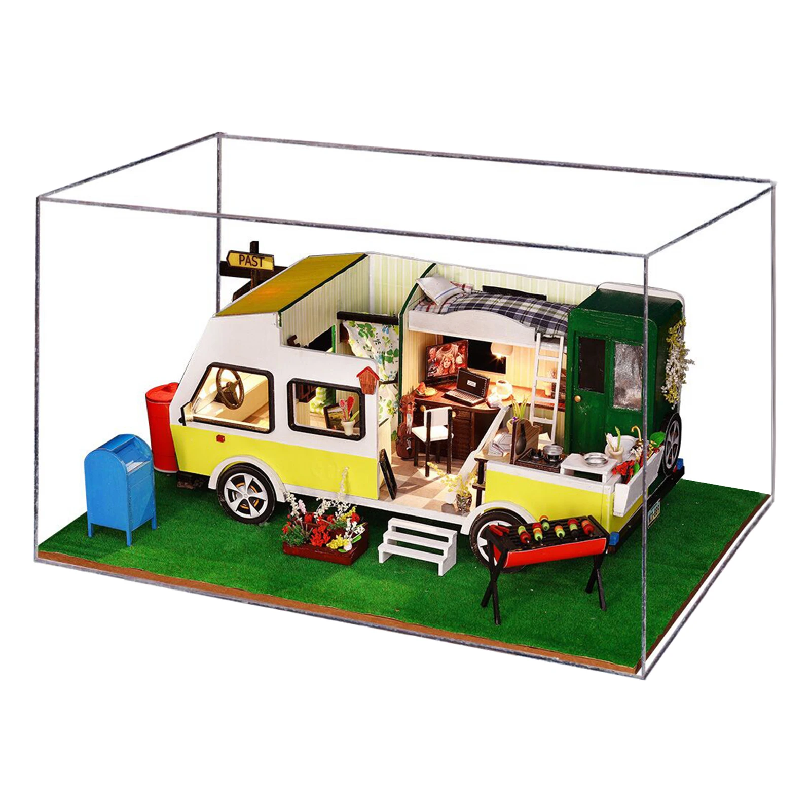 DIY Miniature Dollhouse Kit Dollhouse Model Kits Decor Ornaments Kids Toys
DIY Miniature Dollhouse Kit Dollhouse Model Kits Decor Ornaments Kids Toys