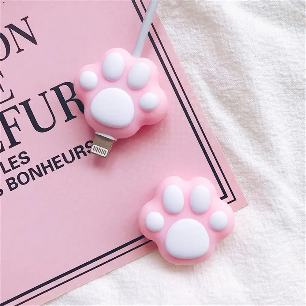 1-3ps Cute Cat Paws Cable Winder Protector for IPhone Kawaii Pink Desktop Wire USB Cable Charger Cable Organizer Cord Protector
1-3ps Cute Cat Paws Cable Winder Protector for IPhone Kawaii Pink Desktop Wire USB Cable Charger Cable Organizer Cord Protector