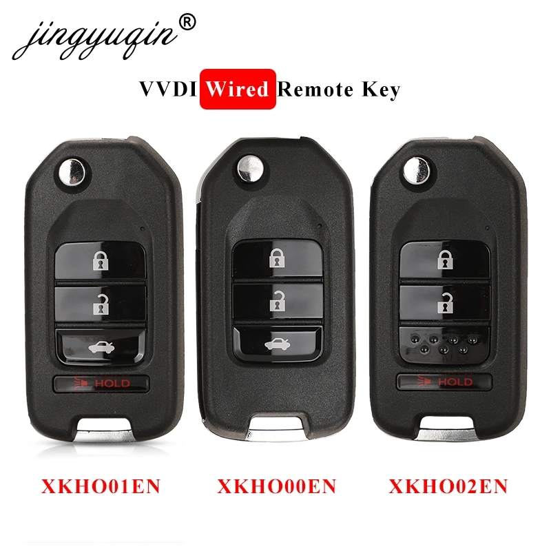 jingyuqin 5pcs/lot Xhorse VVDI XKHO00EN /XKHO01EN /XKHO02EN Universal Wired Remote Key 3/4 Buttons for Honda Type for VVDI Tool
jingyuqin 5pcs/lot Xhorse VVDI XKHO00EN /XKHO01EN /XKHO02EN Universal Wired Remote Key 3/4 Buttons for Honda Type for VVDI Tool