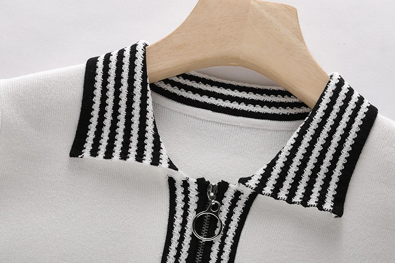Partysix High Quality 2021 New Fashion Style Non-Mainstream Lapel Short-Sleeved Turn-down Collar Slim-Fit Knitted Elegant Dress
Partysix High Quality 2021 New Fashion Style Non-Mainstream Lapel Short-Sleeved Turn-down Collar Slim-Fit Knitted Elegant Dress