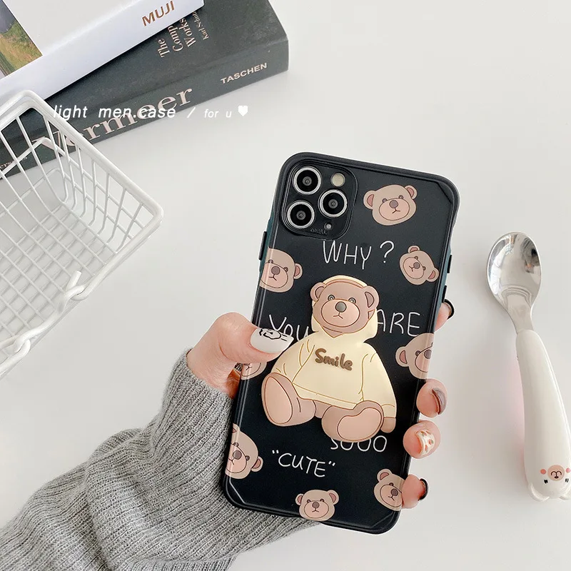Pro/Max cartoon bear for 12/11 / mini apple X/XS/XR following iPhone7 8 female plus
Pro/Max cartoon bear for 12/11 / mini apple X/XS/XR following iPhone7 8 female plus