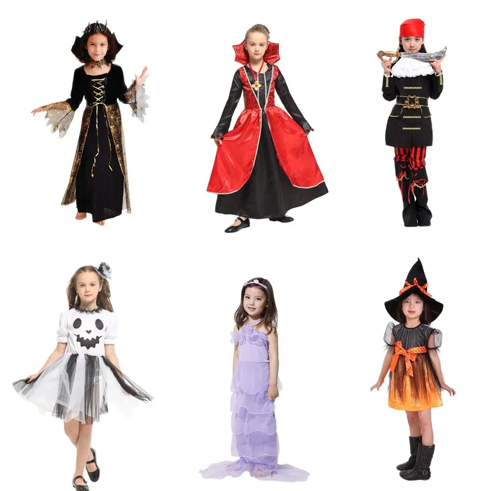 Vampire Little Princess Beautiful Spider Girl Pirate Princess Playful Ghost Little Girl Mermaid Pretty Net Yarn Witch Costume
Vampire Little Princess Beautiful Spider Girl Pirate Princess Playful Ghost Little Girl Mermaid Pretty Net Yarn Witch Costume