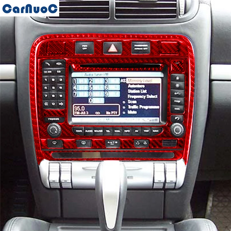 10Pc/set For Porsche Cayenne Sport SUV 2003-2010 With Navigation System Car Center Console Panel Red Trim Carbon Fiber Sticker
10Pc/set For Porsche Cayenne Sport SUV 2003-2010 With Navigation System Car Center Console Panel Red Trim Carbon Fiber Sticker