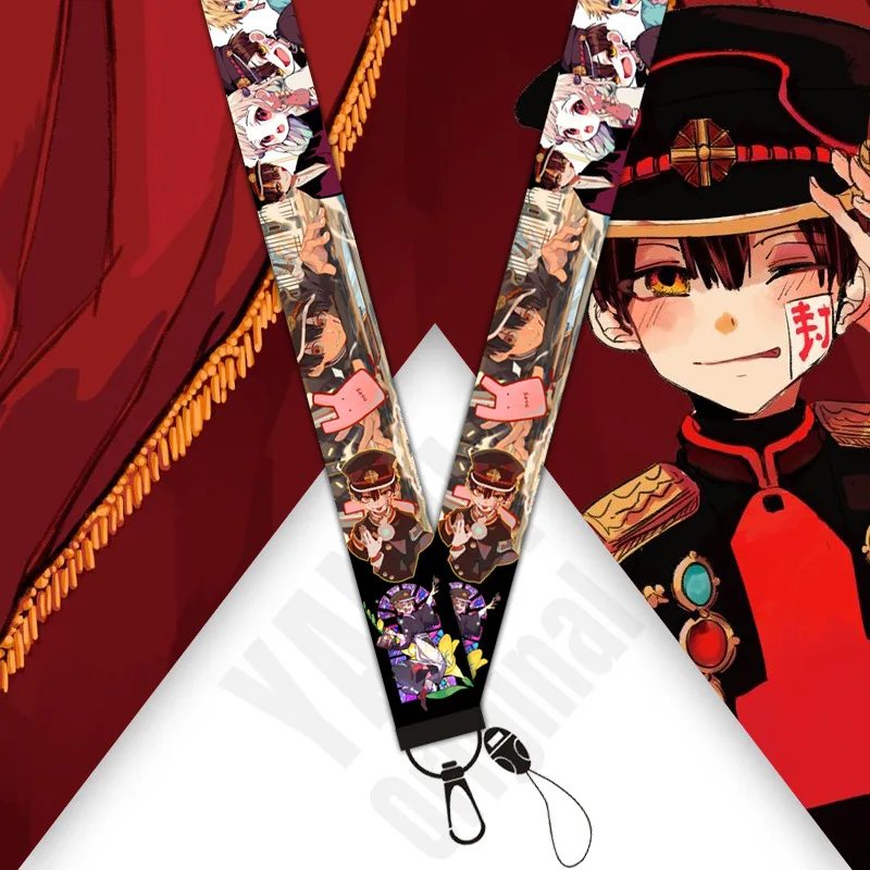 Брелок для ключей Hanako Kun аксессуары для шнуров, реквизит для косплея, шейный ремешок для сотового телефона ID
Брелок для ключей Hanako Kun аксессуары для шнуров, реквизит для косплея, шейный ремешок для сотового телефона ID