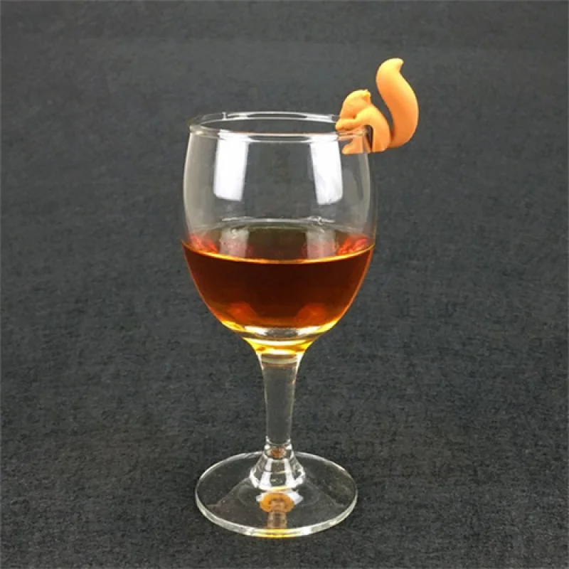 Creative silicone squirrel tea bag hanging hanging tea bag wine cup teacup recognizer
Creative silicone squirrel tea bag hanging hanging tea bag wine cup teacup recognizer