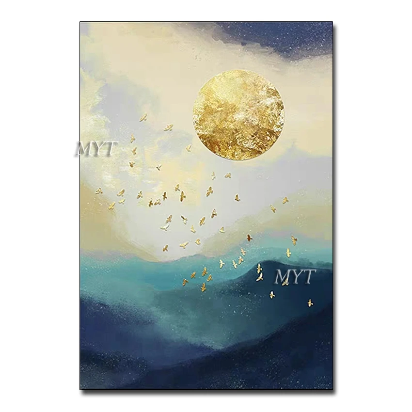 No Framed New 100% Hand Painted Abstract Gold Art Wall Picture Handmade Sun Canvas Oil Painting For Living Room Home Decor
No Framed New 100% Hand Painted Abstract Gold Art Wall Picture Handmade Sun Canvas Oil Painting For Living Room Home Decor