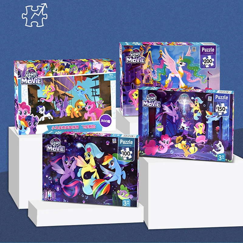 Girl Puzzle My Little Pony Movie Hobbies Unicorn 100 150 200 Pieces Anime Jigsaw Puzzle for Kids Gift Box Pack Cartoon Horse TV
Girl Puzzle My Little Pony Movie Hobbies Unicorn 100 150 200 Pieces Anime Jigsaw Puzzle for Kids Gift Box Pack Cartoon Horse TV
