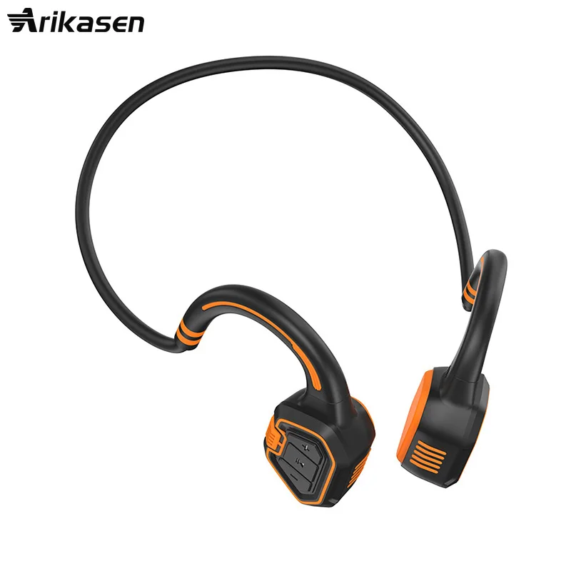 Arikasen MP3 Player 16GB Bone Conduction Headphones Swimming Earphones IPX8 Waterproof with Microphone Bluetooth-compatible V5.1
Arikasen MP3 Player 16GB Bone Conduction Headphones Swimming Earphones IPX8 Waterproof with Microphone Bluetooth-compatible V5.1