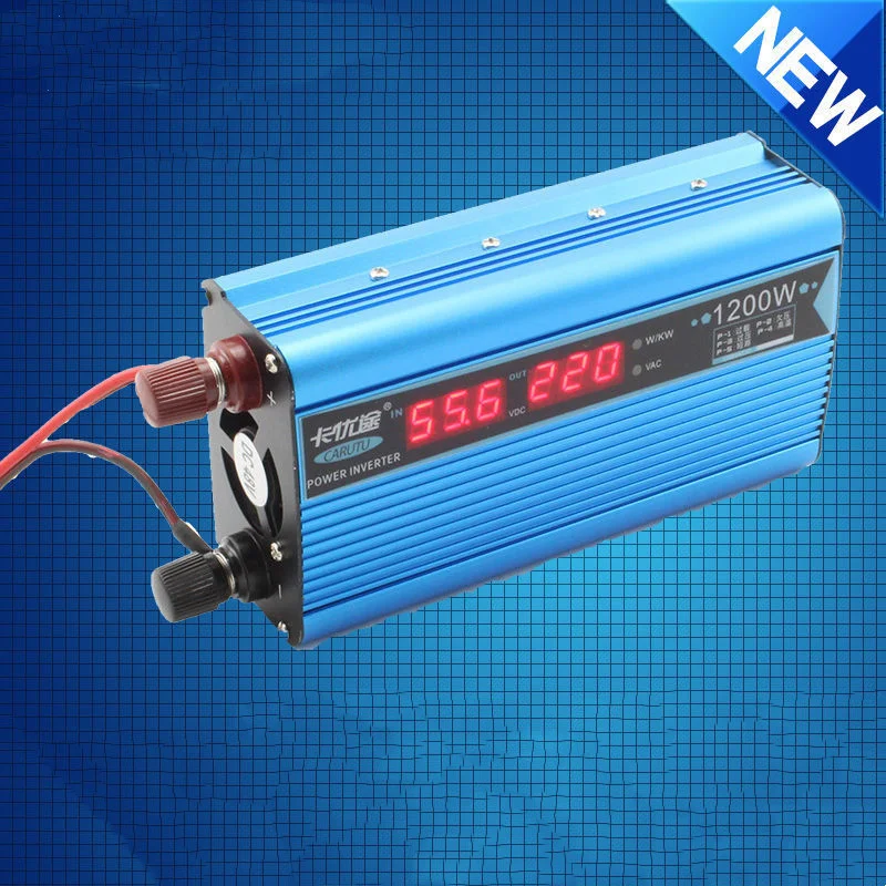 NEW 600W Solar Inverter Home Micro 12V 24V 48V Transform 220V + USB 5V 2A for Solar Plate Battery Wind Generator Car Power
NEW 600W Solar Inverter Home Micro 12V 24V 48V Transform 220V + USB 5V 2A for Solar Plate Battery Wind Generator Car Power