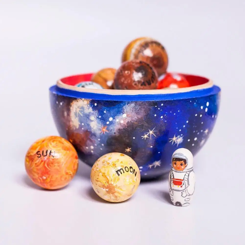 Wooden Toys Solar System Model Astronaut Rocket Planet Educational Toys For Kids Best Astronomy Gifts For Children
Wooden Toys Solar System Model Astronaut Rocket Planet Educational Toys For Kids Best Astronomy Gifts For Children