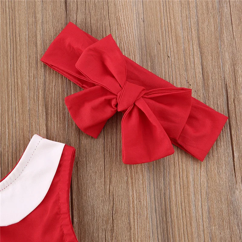 Christmas Princess Infant Baby Girl Sleeveless Peter Pan Collar Tassel Romper Headband Jumpsuit Christmas Clothes
Christmas Princess Infant Baby Girl Sleeveless Peter Pan Collar Tassel Romper Headband Jumpsuit Christmas Clothes
