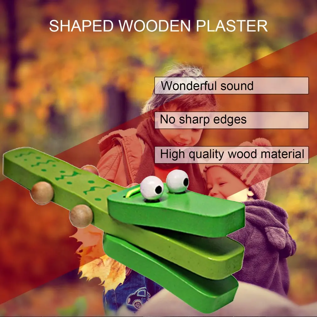 Orff world Crocodile Shape Wooden Castanet Baby Musical Instrument Cartoon Baby Musical Educational Instrument Toy Rattle Toy
Orff world Crocodile Shape Wooden Castanet Baby Musical Instrument Cartoon Baby Musical Educational Instrument Toy Rattle Toy