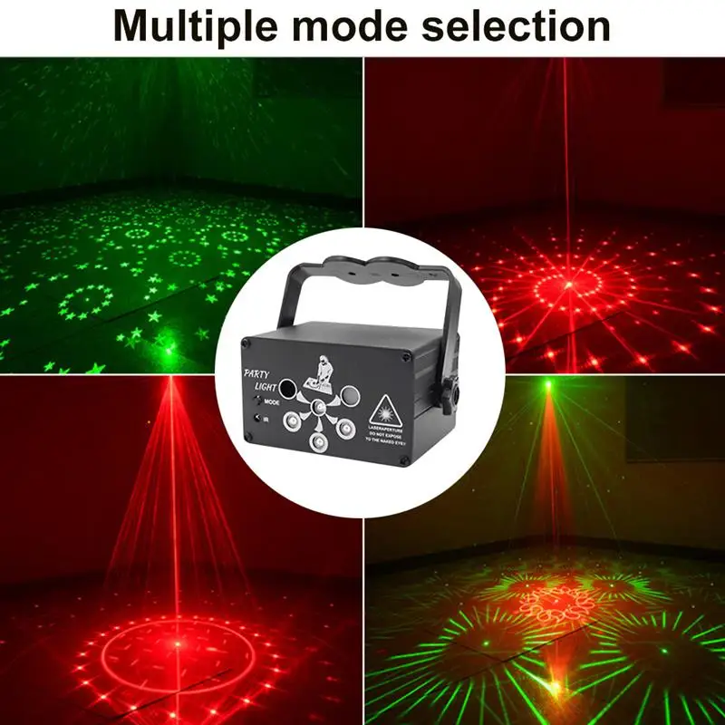 LED Stage Light Laser Projector Disco Lamp Party Lights for Home DJ Laser Show Party Lamp
LED Stage Light Laser Projector Disco Lamp Party Lights for Home DJ Laser Show Party Lamp