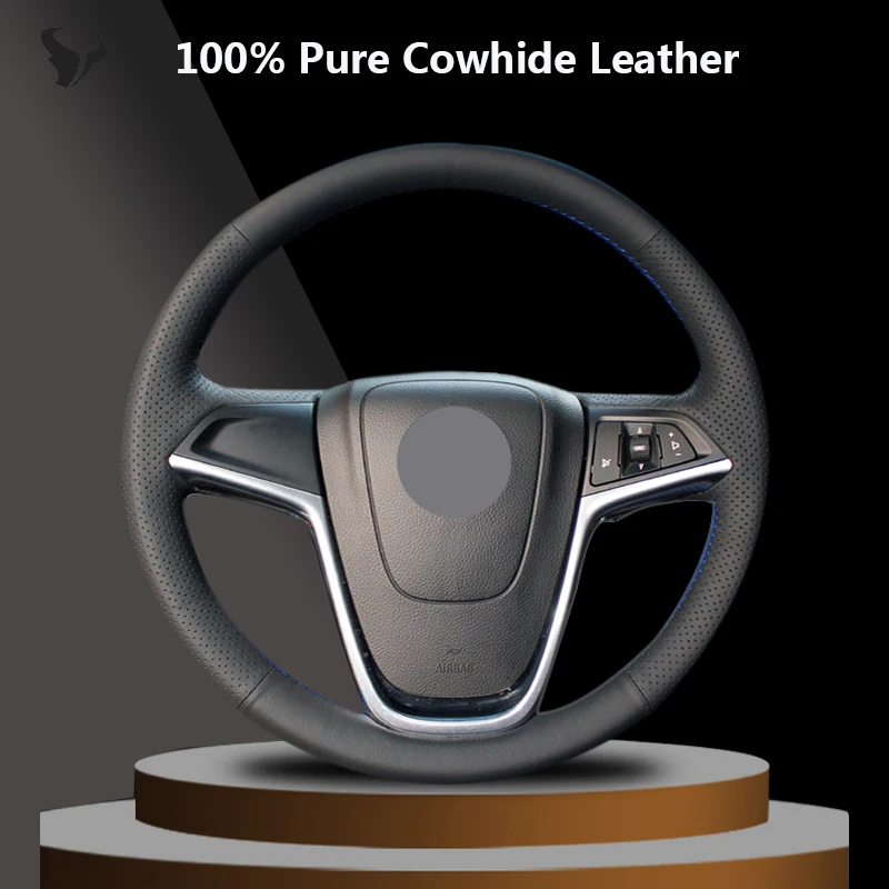 Black Genuine Leather Car Steering Wheel Cover for Buick Excelle XT GT Encore Opel Mokka
Black Genuine Leather Car Steering Wheel Cover for Buick Excelle XT GT Encore Opel Mokka