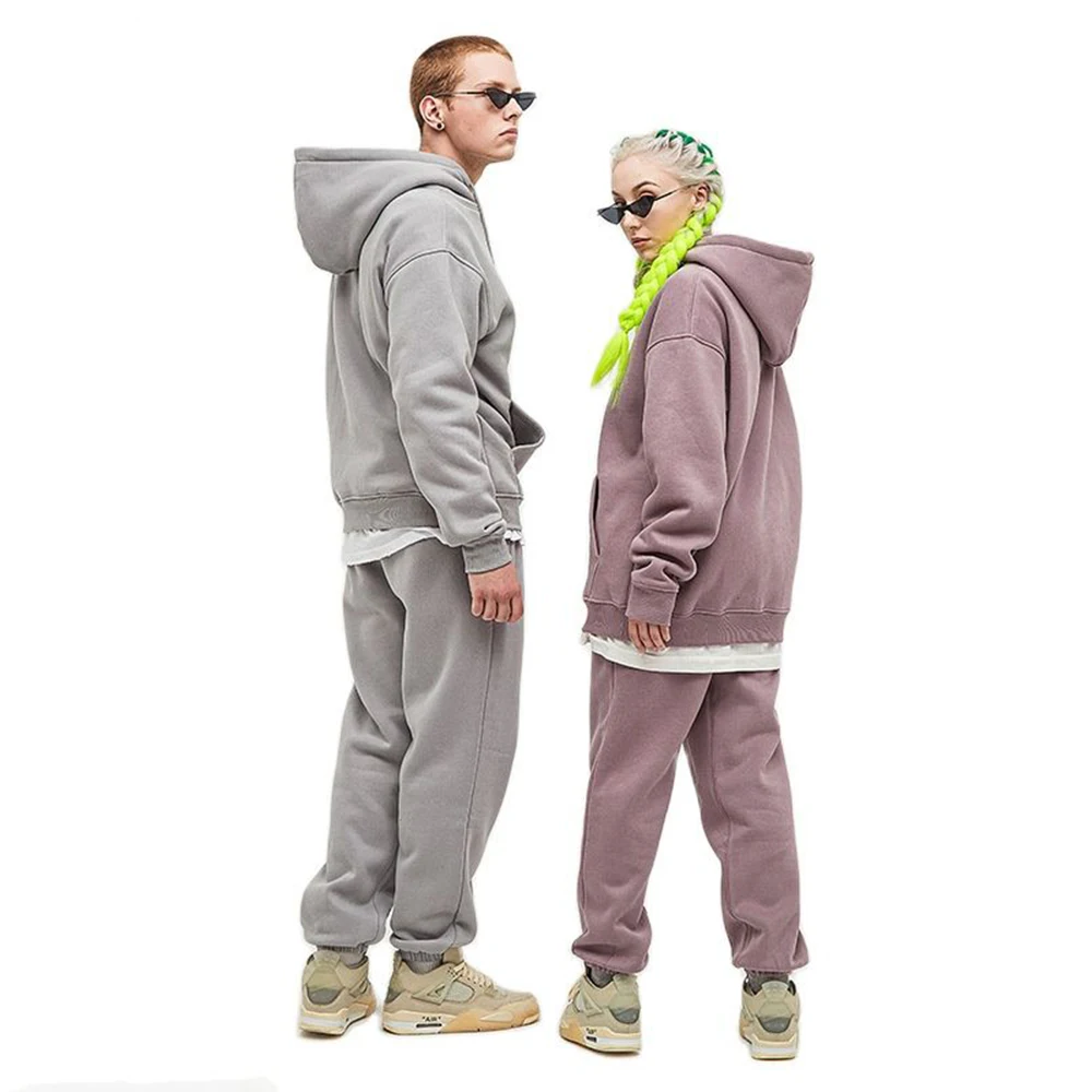 Brand Women Men Hoodies Clothing Set Solid Candy Color Velvet For Winter Thicken Fleece Lining Two Pieces Hooded Suit Sweatshirt
Brand Women Men Hoodies Clothing Set Solid Candy Color Velvet For Winter Thicken Fleece Lining Two Pieces Hooded Suit Sweatshirt