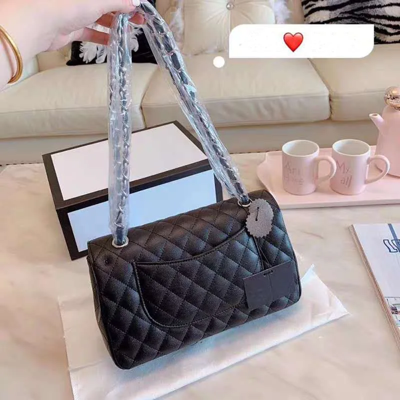Luxury Ladies x Crossbody Bag Classic Caviar Leather Double Flip Shoulder Bag Fashionable Large Capacity 25.5cm Ladies Handbag
Luxury Ladies x Crossbody Bag Classic Caviar Leather Double Flip Shoulder Bag Fashionable Large Capacity 25.5cm Ladies Handbag