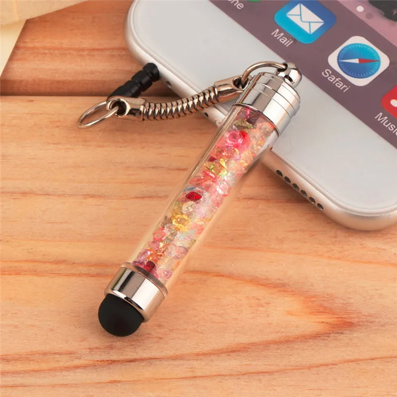 Diamond Crystal Stylus Touch Screen Pen Stylus 3.5mm Dust Plug Cap 2 in 1 For iPhone Tablet Android Phones Styluses Pen
Diamond Crystal Stylus Touch Screen Pen Stylus 3.5mm Dust Plug Cap 2 in 1 For iPhone Tablet Android Phones Styluses Pen