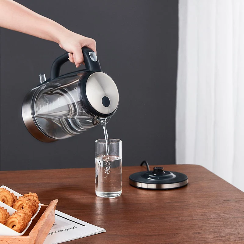 Xiaomi Glass Electric Water Kettle Stainless Steel Home Led Light Tea Pot 1.7l 220v Temperature Control Anti-dry Electric Kettle
Xiaomi Glass Electric Water Kettle Stainless Steel Home Led Light Tea Pot 1.7l 220v Temperature Control Anti-dry Electric Kettle