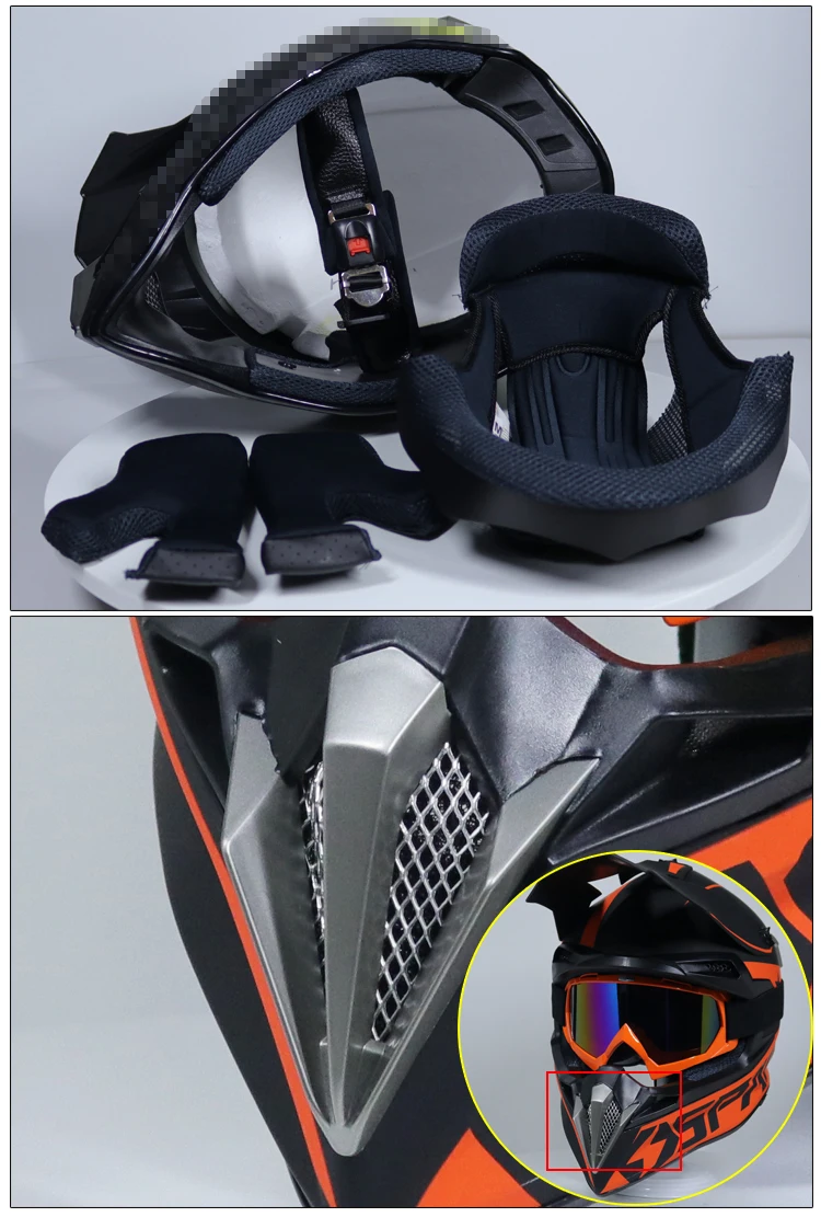 Hot Motorcycle Off Road Helmet Motocross Full Face Helmet Men Sports Motorcycle ATV Racing Off-road Moto Helmet Adult
Hot Motorcycle Off Road Helmet Motocross Full Face Helmet Men Sports Motorcycle ATV Racing Off-road Moto Helmet Adult