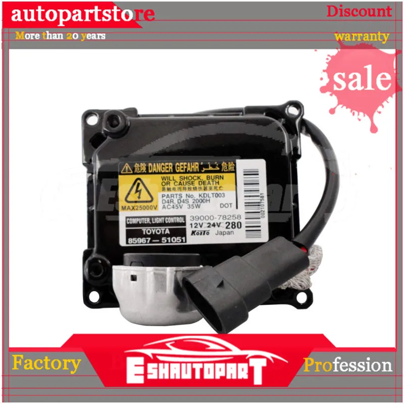 1 шт. D4S D4R Автомобильные фары OEM балласт для T-oyota L-exus KDLT003/DDLT003 85967-24010/85967-53040/85967-52020
1 шт. D4S D4R Автомобильные фары OEM балласт для T-oyota L-exus KDLT003/DDLT003 85967-24010/85967-53040/85967-52020