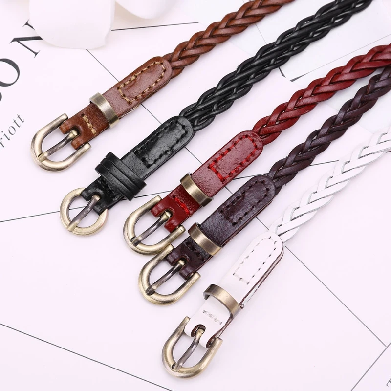 Womens Braided Waistband Vintage Faux Leather Thin Waist Belt Alloy Buckle Dress XX9D
Womens Braided Waistband Vintage Faux Leather Thin Waist Belt Alloy Buckle Dress XX9D