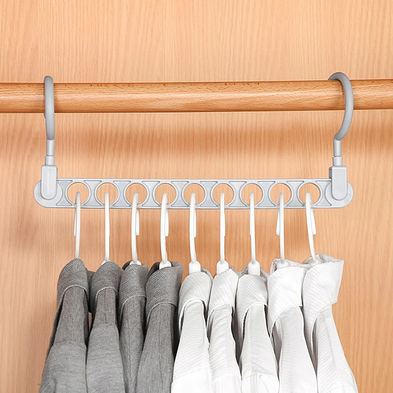 360 Degree Rotation 9 Holes Plastic Hanger Rack Hook Storage Multifunction Wardrobe After Door Organizer Accessories Supplies
360 Degree Rotation 9 Holes Plastic Hanger Rack Hook Storage Multifunction Wardrobe After Door Organizer Accessories Supplies
