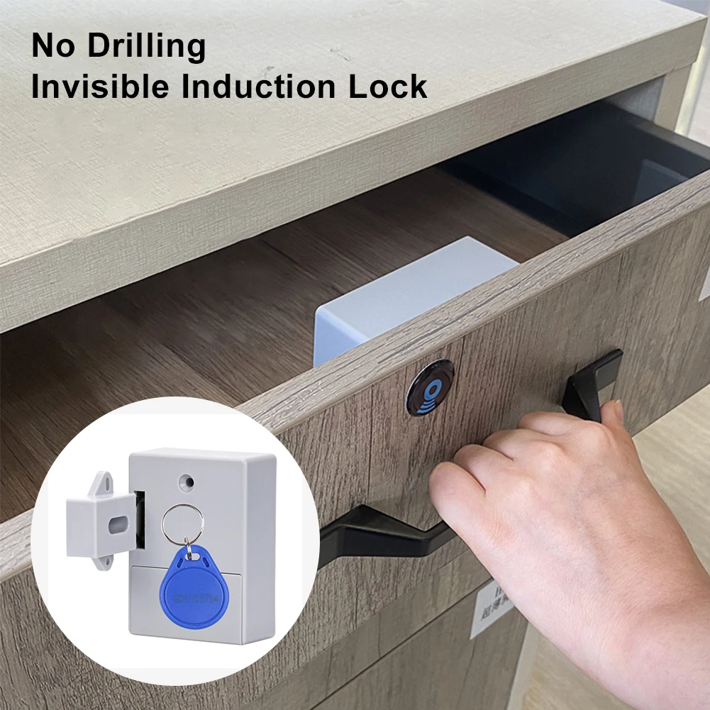 Invisible Hidden Rfid Intelligent Sensor Cabinet Lock Multifunction Unlock Mode Battery Operation Locker Lock Electroni Tool
Invisible Hidden Rfid Intelligent Sensor Cabinet Lock Multifunction Unlock Mode Battery Operation Locker Lock Electroni Tool