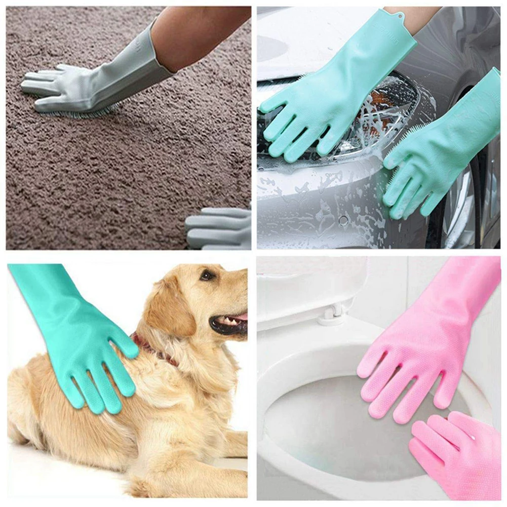 Dishwashing Cleaning Gloves Magic Silicone Rubber Sponge Glove Household Scrubber Kitchen Clean Tools Dropshipping Kitchen
Dishwashing Cleaning Gloves Magic Silicone Rubber Sponge Glove Household Scrubber Kitchen Clean Tools Dropshipping Kitchen