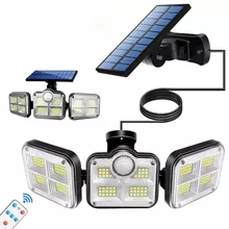 LED Solar Lamp Outdoor Waterproof 3 Heads Motion Sensor 270 Wide Angle Solar Powered Garland Led Solar Light for Outdoor Garden
LED Solar Lamp Outdoor Waterproof 3 Heads Motion Sensor 270 Wide Angle Solar Powered Garland Led Solar Light for Outdoor Garden