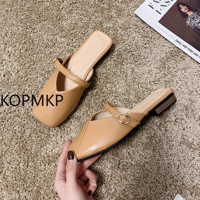 Shoes Loafers Woman's Slippers Luxury Slides Low Square Toe Mules for Women 2021 New Designer Summer Cover Flat Buckle Strap
Shoes Loafers Woman's Slippers Luxury Slides Low Square Toe Mules for Women 2021 New Designer Summer Cover Flat Buckle Strap