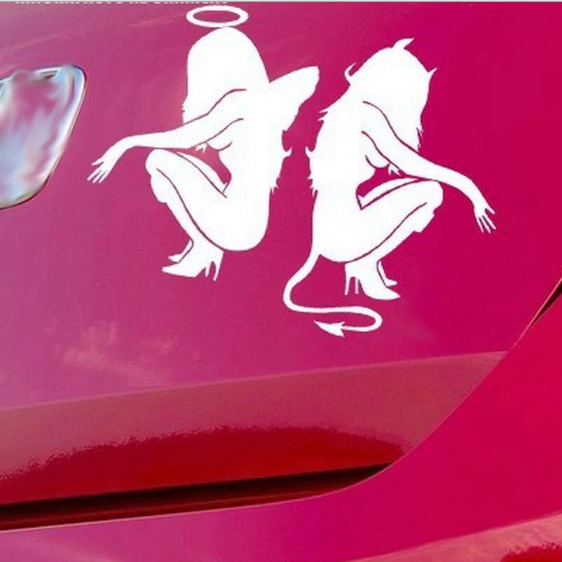 BROSHOO Free Shipping Car-Styling Classic Sexy Beauty Sticker Angels And Demons Car Waterproof Decal Auto Accessories 20*15CM 
BROSHOO Free Shipping Car-Styling Classic Sexy Beauty Sticker Angels And Demons Car Waterproof Decal Auto Accessories 20*15CM