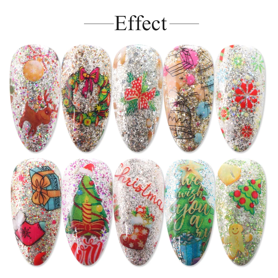 Nail Glue Transfer Foil Sets Christmas Starry Sticker Adhesive Gel Nail Polish New Year Santa Elk Paper Manicure Tips CH1534-1
Nail Glue Transfer Foil Sets Christmas Starry Sticker Adhesive Gel Nail Polish New Year Santa Elk Paper Manicure Tips CH1534-1